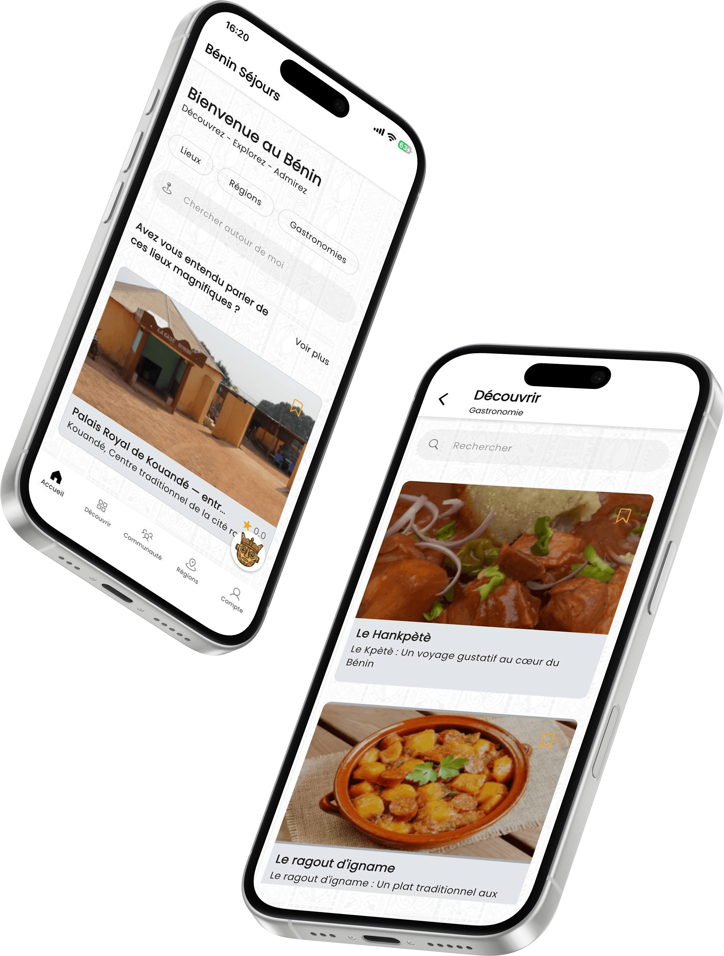 Application mobile Bénin Séjours