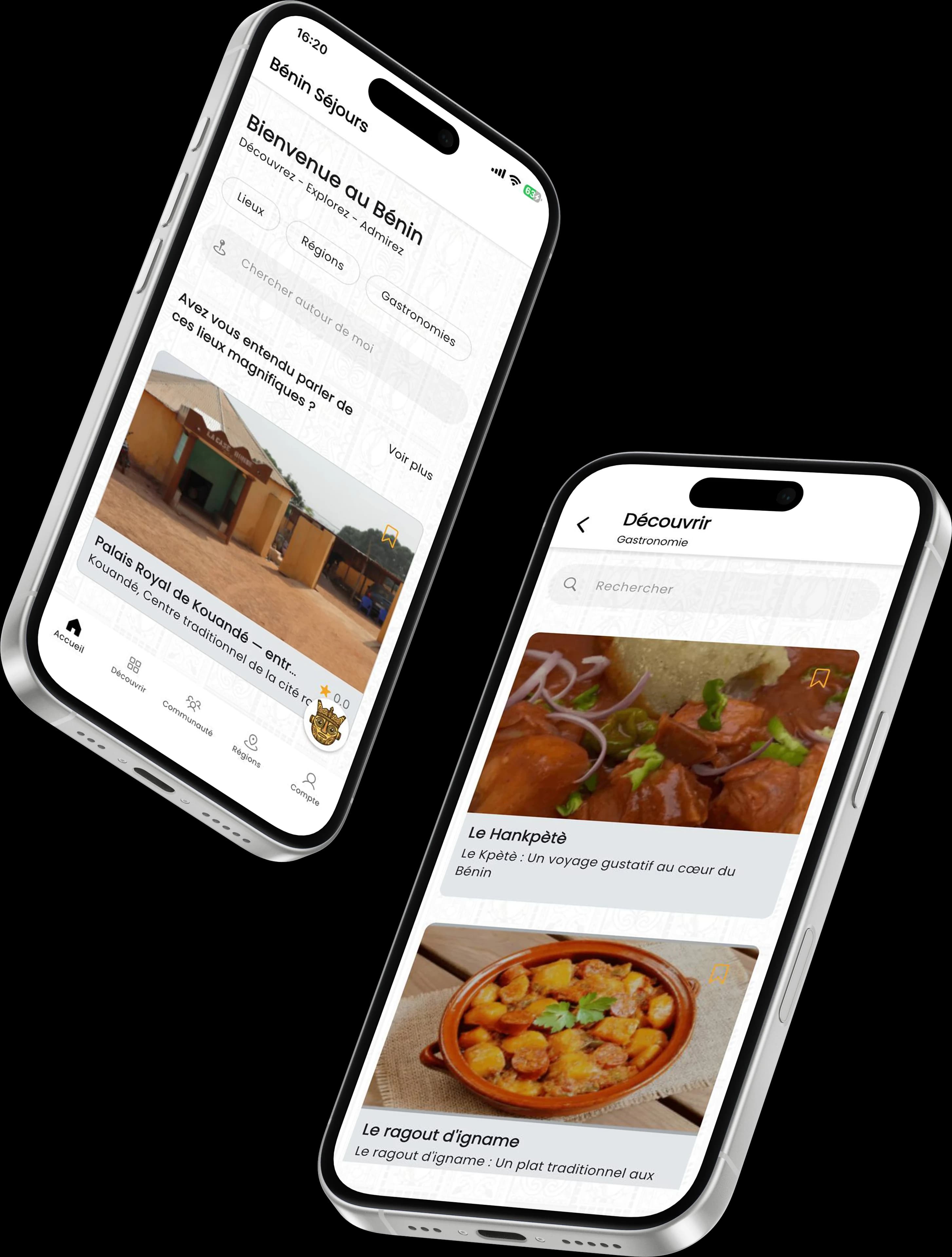 Application mobile Bénin Séjours