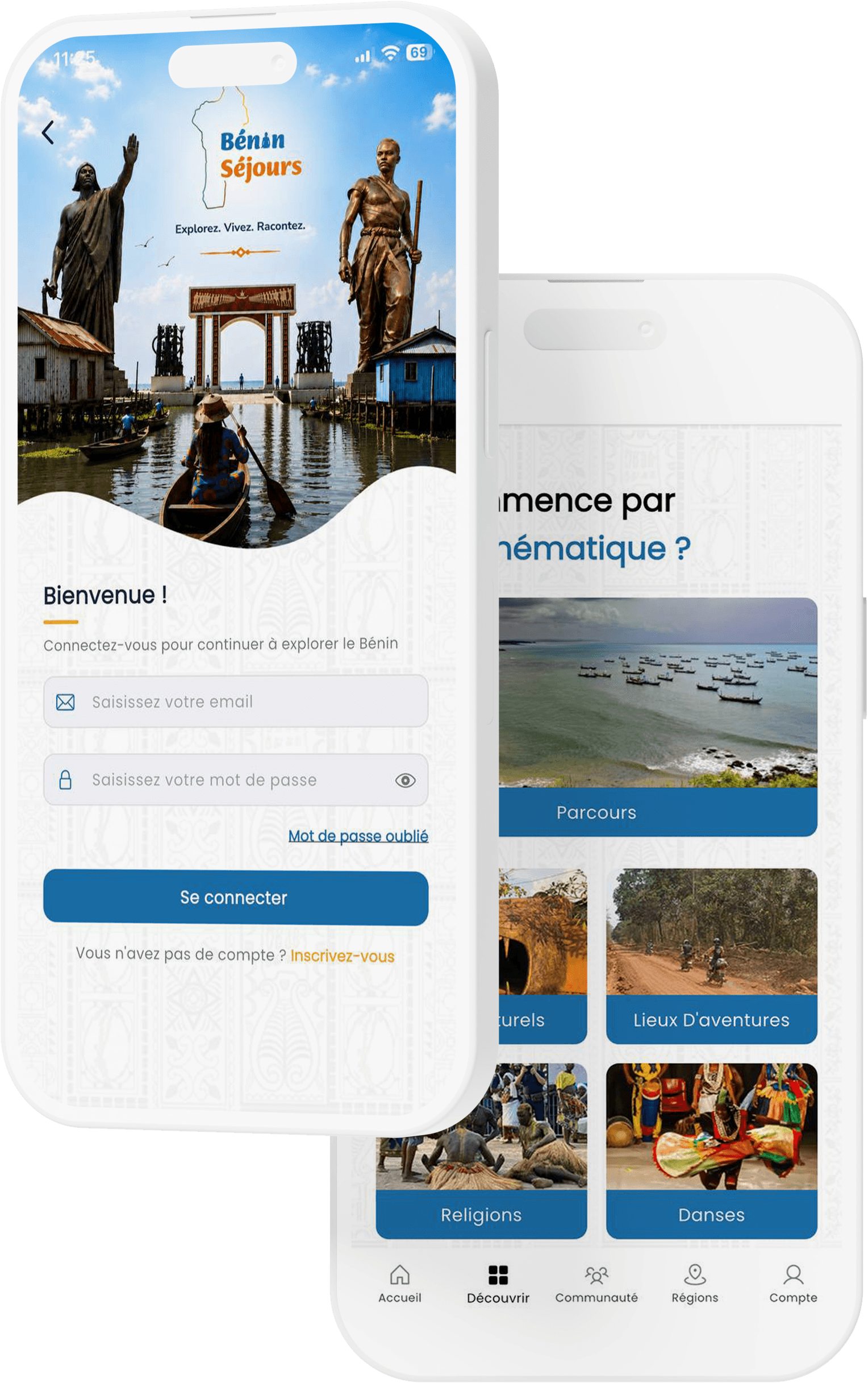 Application mobile Bénin Séjours