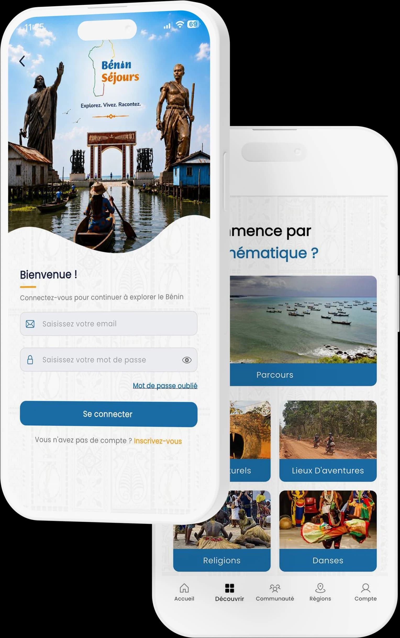 Application mobile Bénin Séjours